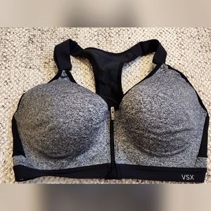 Victoria's Secret front Zip Up Bra with Clip 36D